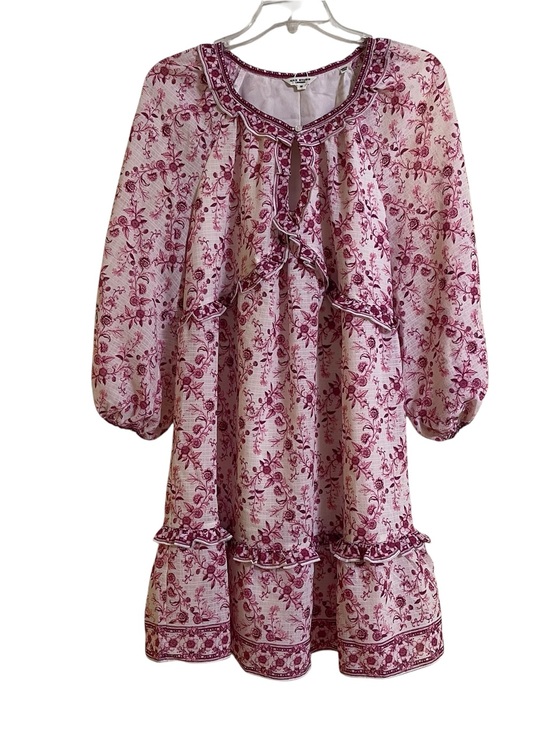 Max Studio Dresses & Skirts - Max Studio London Cream and Red Floral Mini Dress NWOT
Size M